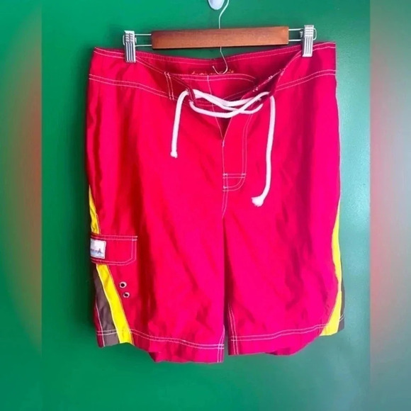 American Eagle Board Shorts Swim Trunks Size‎ 32 EUC! - Picture 1 of 4